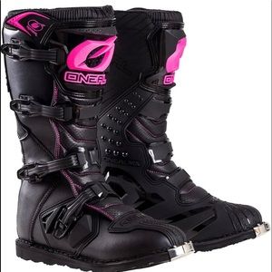 COPY - New O'Neal Womens Rider Boot (Black/Pink, Size 10